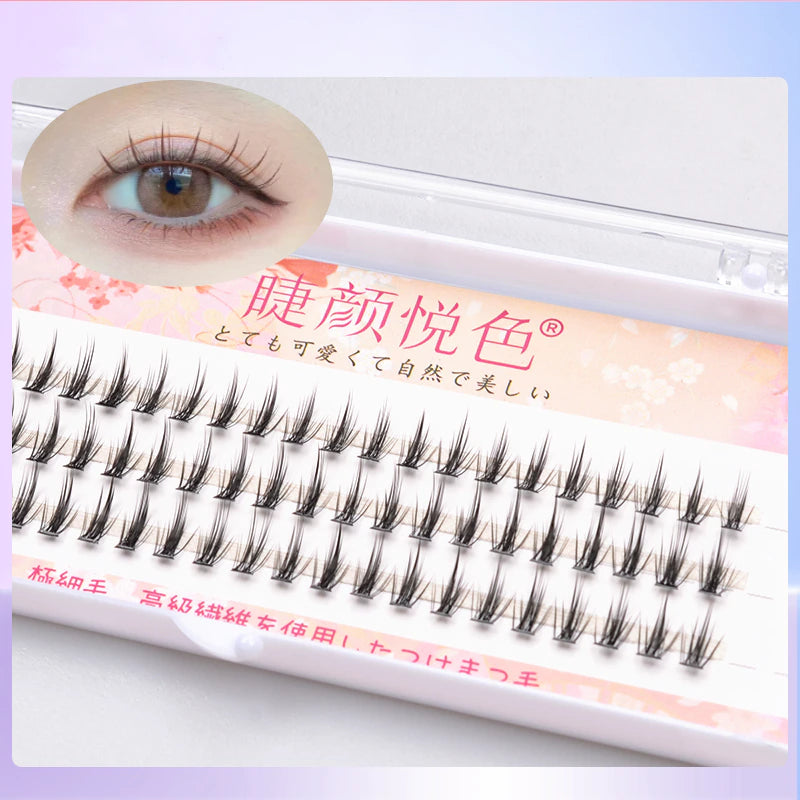 XMX Eyeslashes Extension Personal Fake Eyelash Professional Makeup Individual Cluster Eyelashes Grafting False Eyelashes