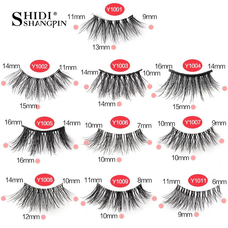 Half Fake Eyelashes 5/10 Half Lashes Soft Natural Cat Eye Lashes Makeup Tool Extension Fluffy Faux Cils Maquiagem Half Lashes