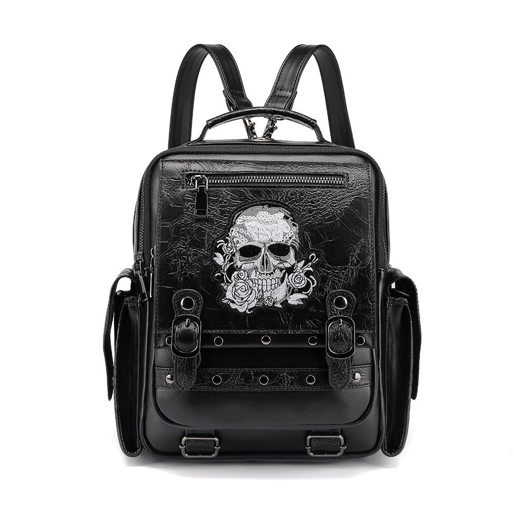 Women's Gothic Skull Head Shoulder Bag