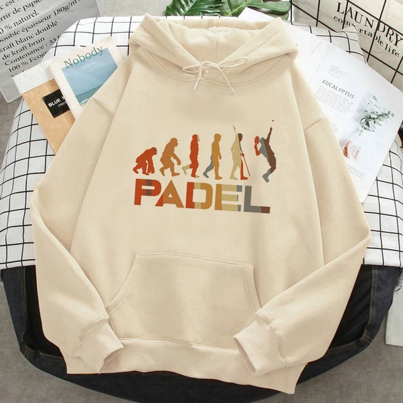 Padel Hoodies Women Gothic Winter Streetwear Kawaii Clothing Sweater Female Streetwear Pulls