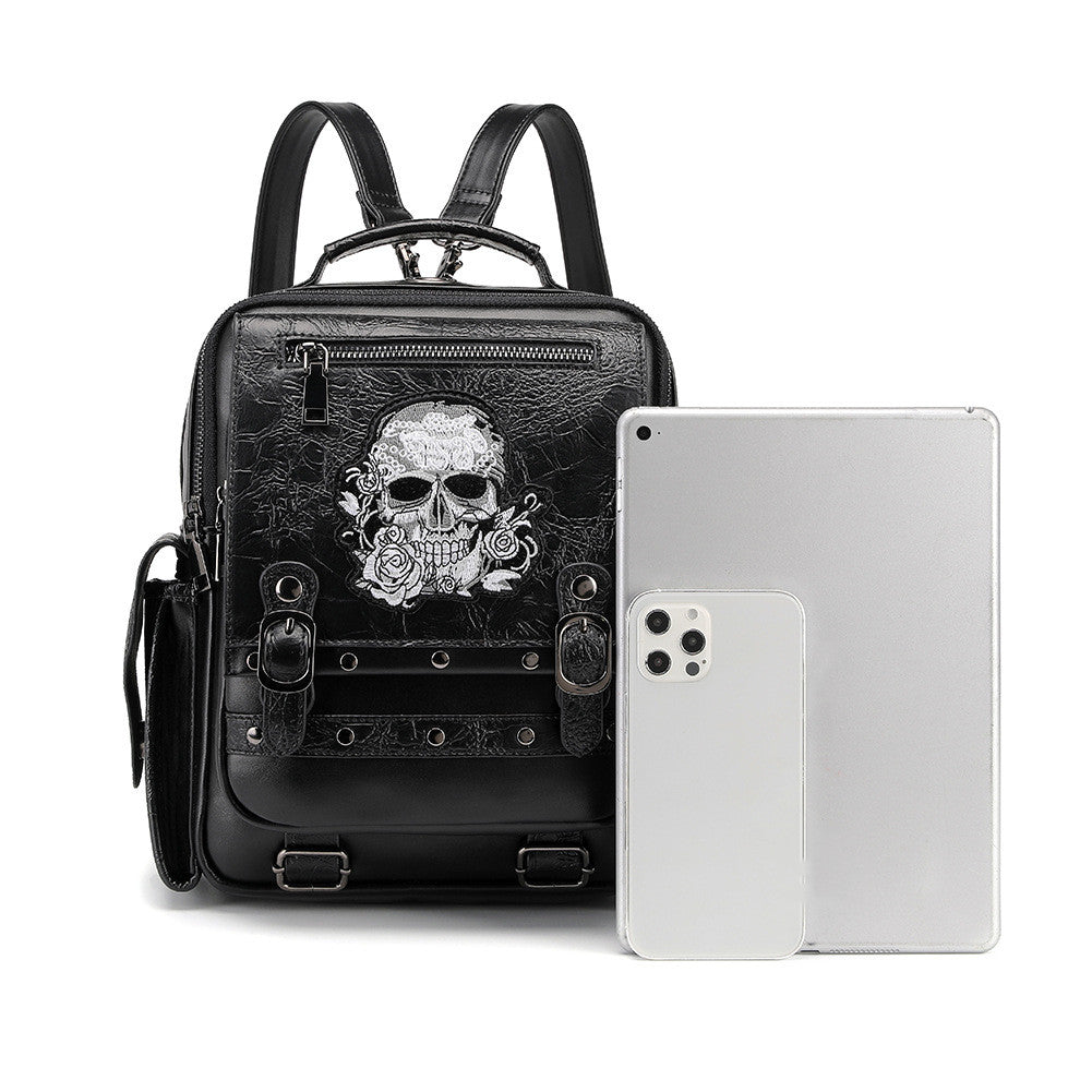 Women's Gothic Skull Head Shoulder Bag